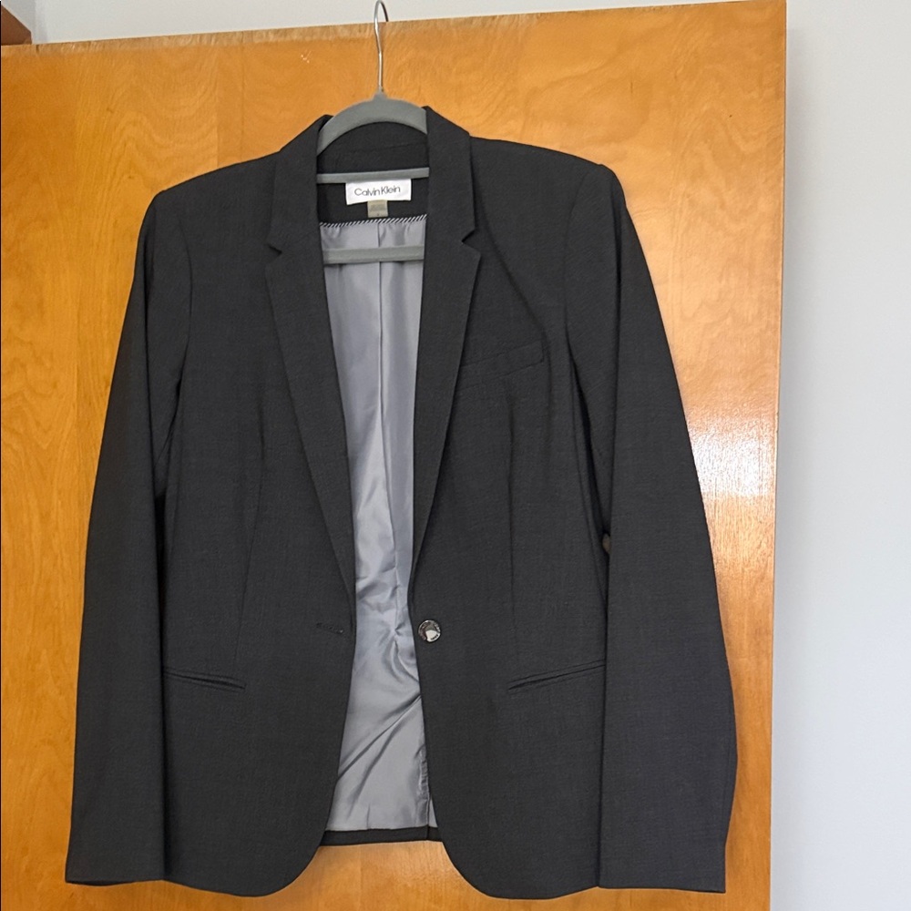 Calvin Klein Women’s Charcoal Blazer